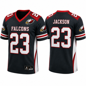 Camiseta Deportiva Personalizada de Fútbol Americano para Mujer y Jóvenes, Colores, Secado Rápido, Flexible, Bordada, Sublimada, Venta al por Mayor de Fábrica, Competitiva - Product Image 2