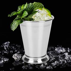 Premium Quality Stainless Steel Mint Julep <b>Cup</b> Gold <b>Copper</b> Beaded Eco-Friendly Hot/Cold Insulation Classic Design Party Use - Product Image 1