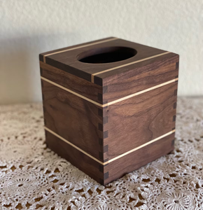 Boîte à mouchoirs en bois finition personnalisée, design écologique et magnifique, décoration intérieure classique, accent de comptoir, à prix incroyable - Product Image 2