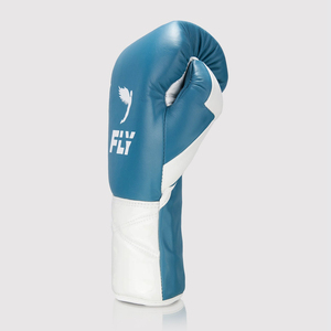 ถุงมือชกมวยหนังวัวแท้แบบผูกเชือกถุงมือฝึกต่อยมวยสองสีใหม่ - Product Image 4