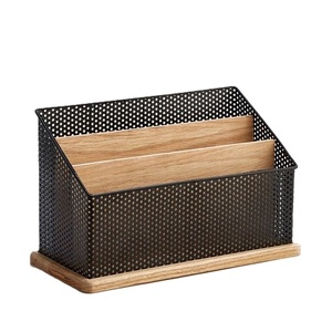 Fresh Trending Desktop Storage Pen Holder Sorter Office Home Office Desk <b>File</b> Basket Organizer - Product Image 3