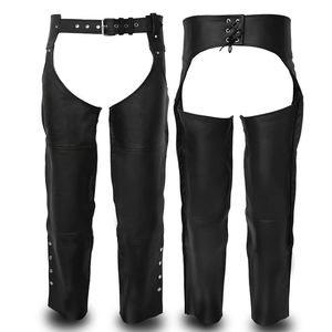 Leather Motorcycle <b>Chaps</b> <b>Riding</b> Pants for Bikers Windproof Waterproof Breathable Unisex Plus Size Autumn Racing Wear - Product Image 4