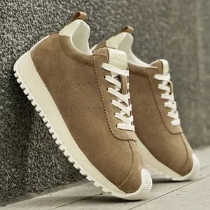 Zapatillas Deportivas Retro para Hombre 2025, Cómodas, de Corte Bajo, de Gamuza y Cuero Verde, con Plataforma - Product Image 6