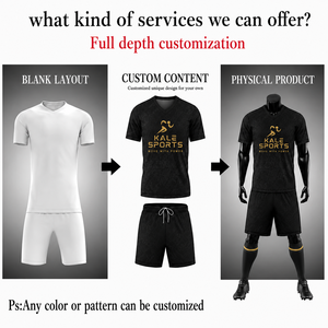 Conjunto de Uniforme de Fútbol Kale Sports, Diseño Sublimado, Absorbe la Humedad, 100% Poliéster, Ajuste Atlético para Todas las Temporadas - Product Image 5