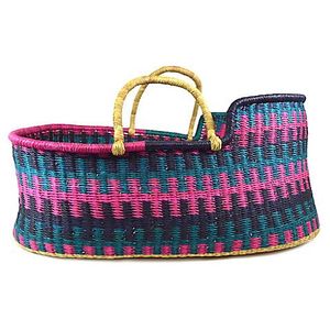 Trader modern multi color high side seagrass <b>changing</b> <b>basket</b> alongside rattan <b>changing</b> kid <b>basket</b> featuring straps order - Product Image 3