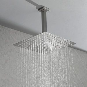 Soffione Doccia Quadrato ad Alta Pressione da 10 Pollici in Acciaio Inossidabile 304, Autopulente, Copertura Totale del Corpo, per Rubinetti Bagno e Doccia - Product Image 1