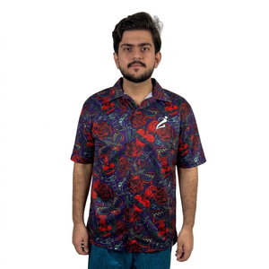 Camisas de hombre sublimadas con el último diseño de moda, estampadas, informales, para uso diario, con logo personalizado, precio al por mayor. - Product Image 4