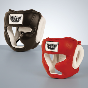 อุปกรณ์ป้องกันศีรษะสำหรับกีฬาแบบดั้งเดิม IRON PUNCH โครงแมกนีเซียม วัสดุรีไซเคิล หนังเทียมคุณภาพสูง บุหนา 4 ชั้น - Product Image 5