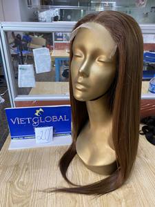 CALIENTE Pelucas de encaje recto natural de color marrón CALIENTE Cabello humano ¡Sin enredos Sin desprendimiento! - Product Image 3