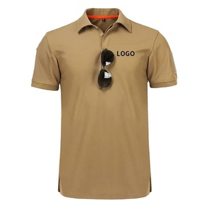 เสื้อโปโลผู้ชายแห้งเร็วเสื้อโปโลแบบเรียบง่ายเสื้อกอล์ฟสำหรับผู้ชาย - Product Image 1