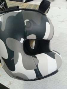 Casque de boxe personnalisable en cuir PU, casque de boxe portable, protection de la tête pour les compétitions, équipement de boxe professionnel - Product Image 5