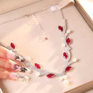 Collier de créateur pour femme en moissanite, chaîne à maillons en argent sterling 925, style hip-hop luxueux et étincelant, serti en canal, cadeau personnalisé - Product Image 4