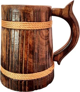 Quality Bulk Wood Beer Mugs Fancy Design Eco-Friendly Leak-Proof Durable Natural Milk Coffee Tea <b>Cups</b> <b>Saucers</b> Cheap - Product Image 4