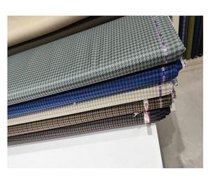 Tela de Polialgodón con Diseño de Pata de Gallo, Material Textil Tejido para Trajes, Camisas, Prendas de Vestir, Confección de Ropa, Uso en Rollos - Product Image 1