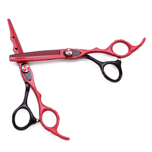 Ciseaux de coiffure professionnels en acier inoxydable 6.0, lames pointues et émoussées pour la coiffure, l'amincissement et la texturisation des cheveux - Product Image 3
