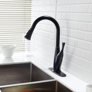 Grifo de Cocina Extraíble con Acabado Bronce Aceitado - Product Image 1