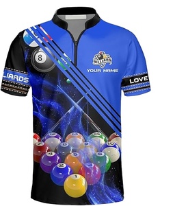 Camiseta de Jersey con Logotipo Personalizado para Sublimación, Camiseta de Billar para Hombre, Camiseta Deportiva de Billar de Alta Calidad para Hombre - Product Image 5