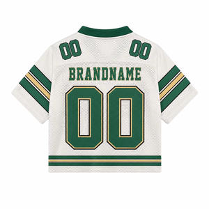 Camiseta de Fútbol Americano Brandame para Mujer, Cuello en V, Malla, Manga Corta, Personalizada, Deportiva, Transpirable, para Todas las Temporadas - Product Image 2