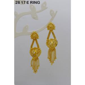 Earrings Gold Plated Designer Saudi Dubai Indian Jewelry Set Earrings <b>Artificial</b> New Design Earrings for Women - Product Image 2