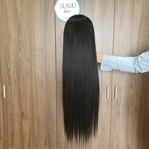 Perruque en cheveux humains vierges vietnamiens bruts de 32 pouces, cuticules alignées, styles de boucles profondes et crépues, pour dentelle transparente, densité 180% - Product Image 2