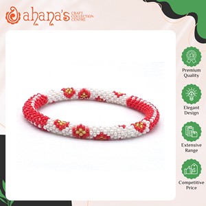 Premium Quality Wholesale Exporter Selling Women's Trendy Fashion Jewelry Multi Colors Handmade Crochet Glass <b>Beads</b> <b>Bracelet</b> - Product Image 2