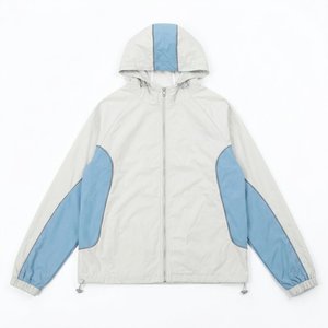 Conjuntos de Chaqueta Cortavientos de Nailon para Hombre con Logotipo Personalizado, Estilo Urbano, Sudaderas con Capucha y Pantalones Deportivos Transpirables - Product Image 2