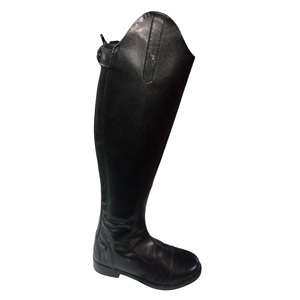 Bottes d'équitation en cuir véritable élégantes et durables, confortables, style western, avec fermeture éclair YKK - Product Image 1