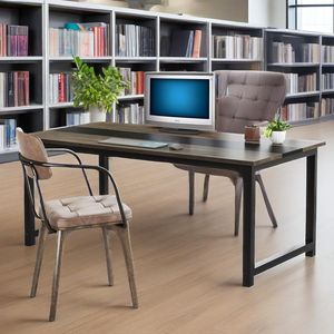 Scrivania moderna per ufficio di grandi dimensioni, 63 x 31,5 pollici, tavolo per computer, postazione di lavoro per studio e scrittura - Product Image 2