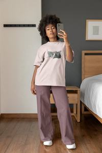 Nueva Camiseta Casual de Lona Transpirable para Hombre con Hombros Caídos, de Poliéster/Algodón, para Verano, de Gran Gramaje, Oversize, de Manga Corta, de Alta Calidad - Product Image 2