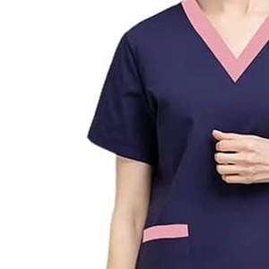 Tenue médicale : Blouse et pantalon confortables en tissu respirant et léger pour le personnel de clinique – Idéale pour le travail quotidien - Product Image 3