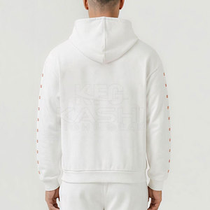 Survêtement décontracté moderne pour homme, hiver, à capuche, 100% coton, tissu doux pour un confort toute la journée, idéal pour le style streetwear, la salle de sport, les tenues de week-end - Product Image 3