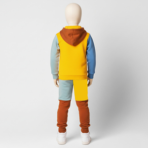 Conjuntos Deportivos Casuales con Capucha de Forro Polar para Niños, Transpirables, de Invierno, Tallas Grandes, Alta Calidad, MOQ Bajo - Product Image 4