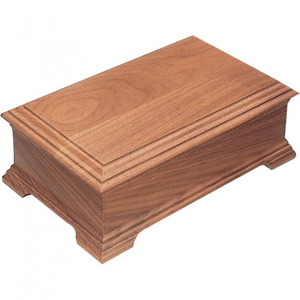 Caja de Madera de Lujo con Tapa con Bisagras, Caja de Almacenamiento de Madera Maciza Premium, Caja de Regalo de Madera Decorativa con Logotipo Personalizado para Joyas y Recuerdos - Product Image 3