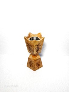 Hand-Made Wooden Incense <b>Burner</b> With Palm Tree Design Aromatic Diffuser All-Season Use - Product Image 6