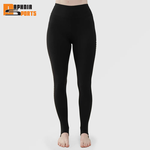 Leggings Deportivos Casuales para Mujer DAPHNIA SPORTS al por Mayor, Leggings de Cintura Alta con Tela Personalizada de Alta Calidad y Diseño Desgarrado - Product Image 3