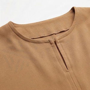 Abaya Droite Unie pour Femme, Vêtement Islamique Modeste, Tissu Doux et Confortable, Forte Demande, Vente en Gros, Couleur Personnalisée en Usine - Product Image 4