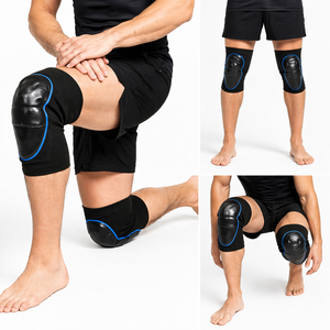 MMA <b>Training</b> Leather Knee Pads elbow pads PU leather Muay Thai Kick <b>Boxing</b> <b>Training</b> Knee Pads <b>Boxing</b> Genuine Leather - Product Image 4