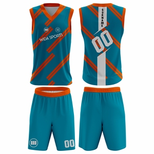 Conjunto de Uniforme de Baloncesto Personalizado 2026, Camiseta y Pantalones Cortos, Transpirable, de Secado Rápido, 100% Poliéster, Deportivo - Product Image 1