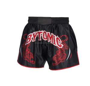 Taille XXL Tissu Respirant de Haute Qualité Ensemble de Boxe Muay Thai Short MMA Logo Personnalisé Vêtements de Sport de Fitness à Taille Élastique à la Mode - Product Image 3