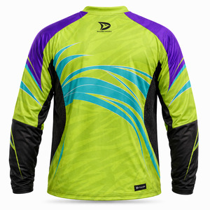 Camisetas Personalizadas para Airsoft y Paintball, Color Verde Lima, con Logotipo en Goma, para Torneos, 100% Poliéster, Económicas - Product Image 3