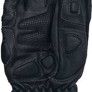 Gants de moto noirs en cuir premium avec protection des articulations, pour une conduite sécurisée, fournisseur de marque privée, gants de motard anti-impact - Product Image 5