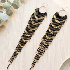 Multi Color Handmade Embroidered Earrings and Girls <b>Direct</b> Export From India Manufacturer Fashion Drop Jewelry <b>Beading</b> Supplies - Product Image 6