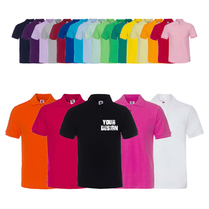 Chemises Polo pour Hommes 100% Coton Manches Courtes Couleur Unie Respirantes Coupe Classique Personnalisables avec Impression de Logo sur le Devant - Product Image 5