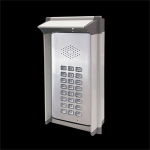 Interphone audio cellulaire GSM sans fil 4G avec 12 boutons d'appel, pour usage multi-résidentiel, en acier inoxydable, résistant à l'eau, alimenté en courant continu - Product Image 3