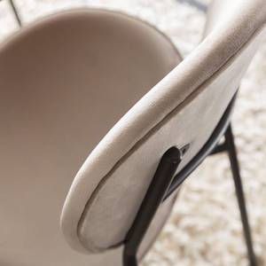 Silla Vandana Lyra Vento en terciopelo marrón helado (juego de 2) - Product Image 3