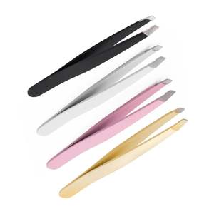 Pinzas de Maquillaje de Alta Calidad, Pinzas para Cejas Coloridas con Logotipo Personalizado - Product Image 6