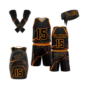 Premium Custom Basketball Uniform Set with Backpack <b>Headband</b> & Arm Sleeves - Product Image 1