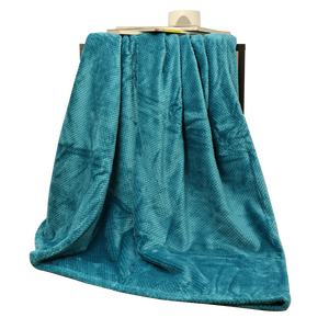 Fournisseur en gros de couverture polaire Sherpa personnalisée 100% polyester doux chaud solide imprimé Design pour la maison voyage style Plaid - Product Image 1