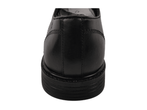 Zapatos Oxford de Cuero Genuino para Hombre, con Cordones, Punta Puntiaguda, Color Sólido, Suela de Goma Acolchada, para Todas las Temporadas - Product Image 2
