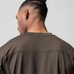 T-shirt pour homme confortable à col rond, coupe ample, 100% coton, personnalisable, haute qualité, streetwear - Product Image 5